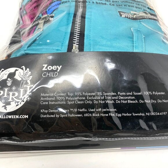 Spirit Halloween KPop Demon Hunters Zoey Costume Size XL Halloween Cosplay New - Picture 7 of 10
